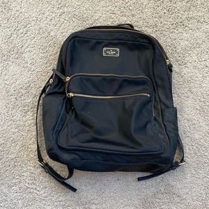 Kate Spade Backpack in Black with Gold hardware